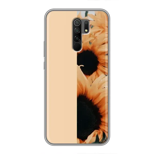 Чехол с рисунком «Красивые подсолнухи» для Xiaomi Redmi 9 Чехол с рисунком «Красивые подсолнухи» для Xiaomi Redmi 9