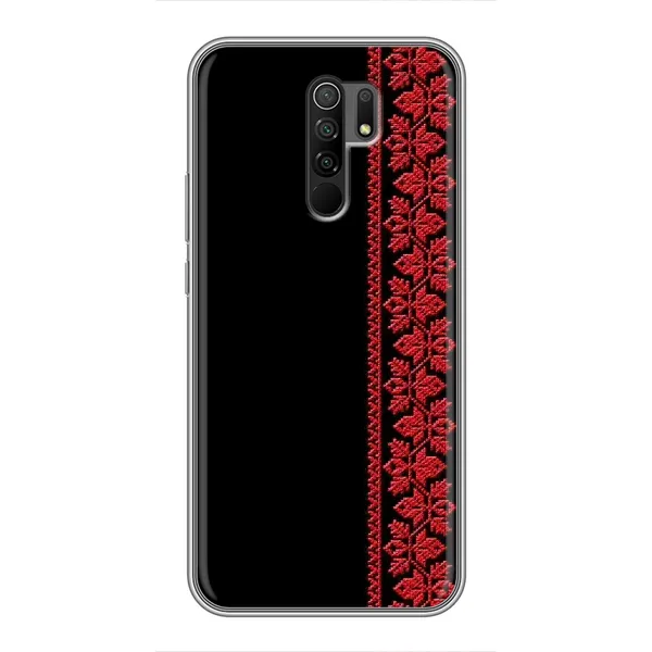Чехол с рисунком «Красная Вышиванка» для Xiaomi Redmi 9 Чехол с рисунком «Красная Вышиванка» для Xiaomi Redmi 9