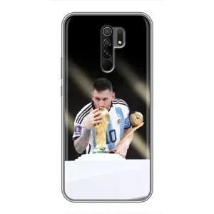 Чехлы Лео Месси Аргентина для Xiaomi Redmi 9