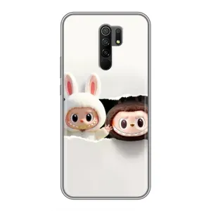 Чехол с рисунком «Фигурки Labubu» для Xiaomi Redmi 9