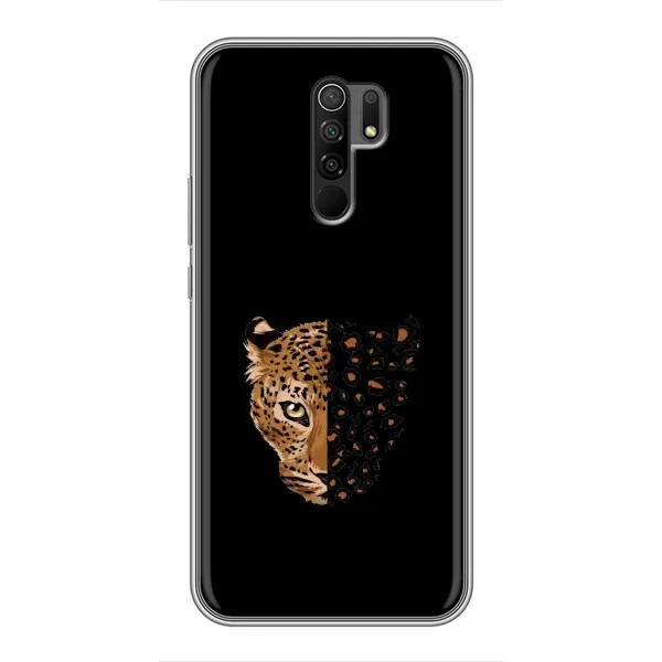Чехол с рисунком «Леопард на черном» для Xiaomi Redmi 9 Чехол с рисунком «Леопард на черном» для Xiaomi Redmi 9