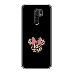 Чохол з леопардовим принтом на Xiaomi Redmi 9 (Леопардова Мінні)