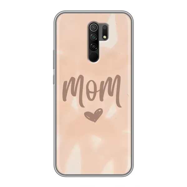 Чехол с рисунком «Love mom» для Xiaomi Redmi 9