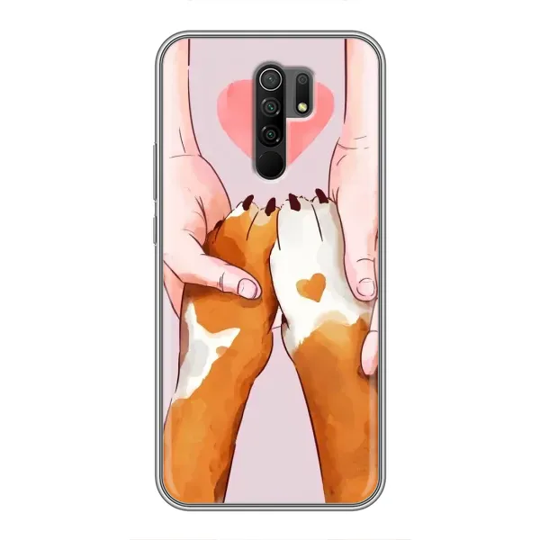 Чехол с рисунком «Любовь к собакам» для Xiaomi Redmi 9 Чехол с рисунком «Любовь к собакам» для Xiaomi Redmi 9