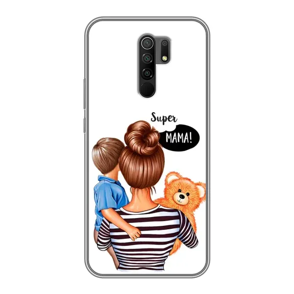 Чехол с рисунком «Мама и сын» для Xiaomi Redmi 9 Чехол с рисунком «Мама и сын» для Xiaomi Redmi 9