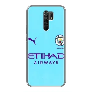 Силиконовые Чехлы принт Футбол на Xiaomi Redmi 9 (Man City)
