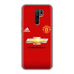 Силиконовые Чехлы принт Футбол на Xiaomi Redmi 9 (Man United)