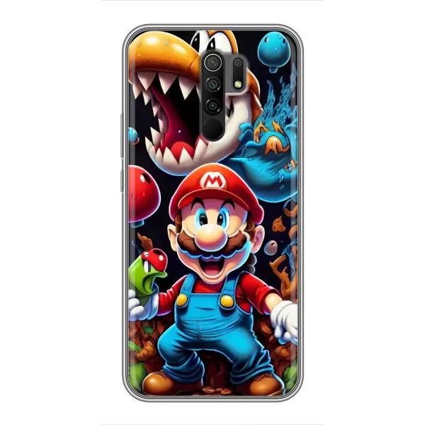 Чехол с рисунком «Марио» для Xiaomi Redmi 9 Чехол с рисунком «Марио» для Xiaomi Redmi 9