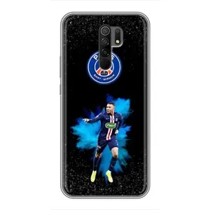 Чехол (TPU) с Футболистом на Xiaomi Redmi 9 (Мбаппе ПСЖ)