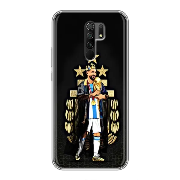 Чехол с рисунком «Месси король» для Xiaomi Redmi 9 Чехол с рисунком «Месси король» для Xiaomi Redmi 9