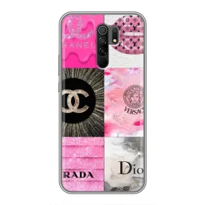 Чохол (Dior, Prada, YSL, Chanel) для Xiaomi Redmi 9 (Модніца)