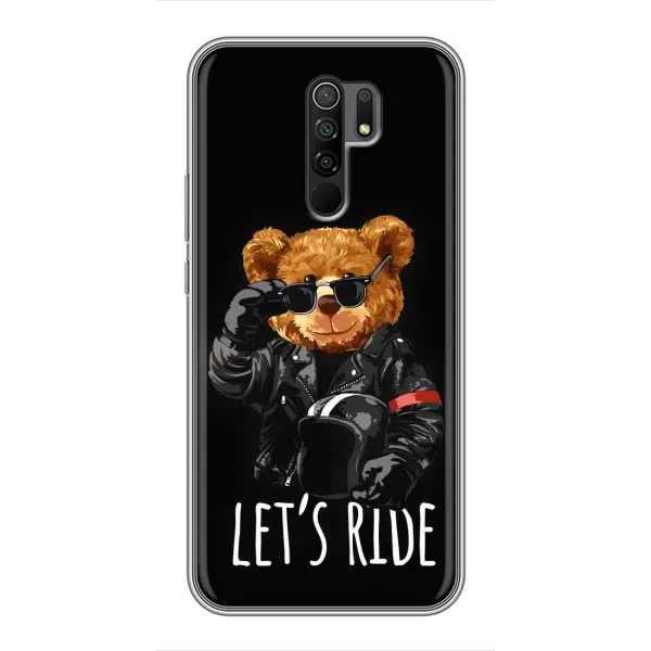 Чехол с рисунком «Модный Мишка» для Xiaomi Redmi 9 Чехол с рисунком «Модный Мишка» для Xiaomi Redmi 9