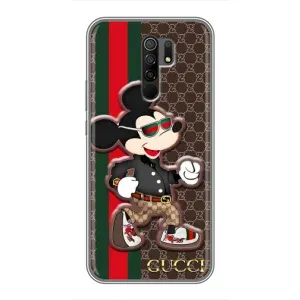 Чехлы Бренд GUCCI для Xiaomi Redmi 9 (Маус Гуччи)