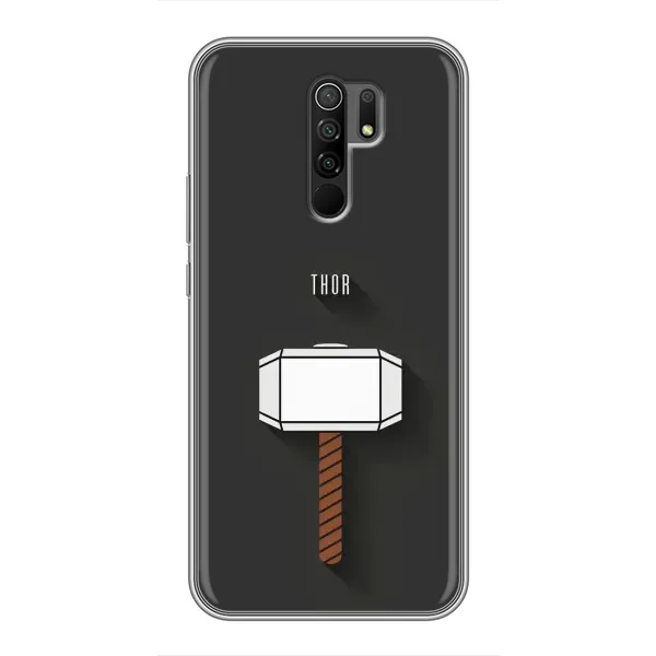Чехол с рисунком «Молот Тора» для Xiaomi Redmi 9