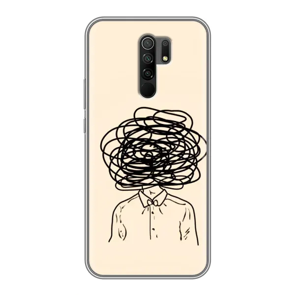 Чехол с рисунком «Мысли» для Xiaomi Redmi 9 Чехол с рисунком «Мысли» для Xiaomi Redmi 9