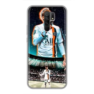 Силиконовый Чехол Xiaomi Redmi 9 (Неймар ПСЖ)