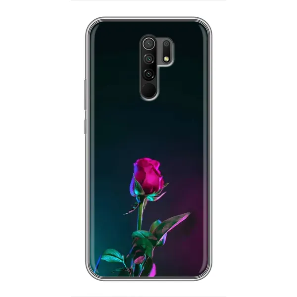 Чехол с рисунком «Ночная роза» для Xiaomi Redmi 9
