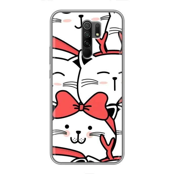 Чехол с рисунком «Новогодние котики» для Xiaomi Redmi 9 Чехол с рисунком «Новогодние котики» для Xiaomi Redmi 9