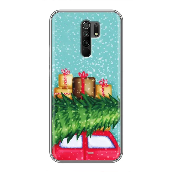 Чехол с рисунком «Новогодние подарки» для Xiaomi Redmi 9 Чехол с рисунком «Новогодние подарки» для Xiaomi Redmi 9
