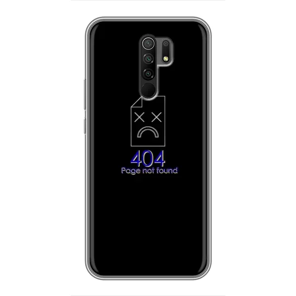 Чохол з малюнком «Помилка 404» для Xiaomi Redmi 9 Чохол з малюнком «Помилка 404» для Xiaomi Redmi 9