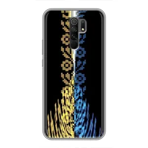 Силіконовый Чохол на Xiaomi Redmi 9 (Патріотична вишиванка)