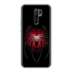 Чехол Супергерой Человека Паука на Xiaomi Redmi 9 (Паук)