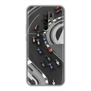 Чехол фильм Формула 1 для Xiaomi Redmi 9 (Гонки ф1)