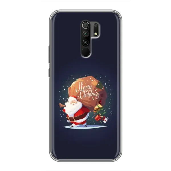 Чехол с рисунком «Подарки от Санты» для Xiaomi Redmi 9 Чехол с рисунком «Подарки от Санты» для Xiaomi Redmi 9
