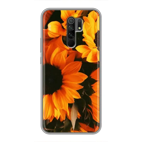 Чехол с рисунком «подсолнухи» для Xiaomi Redmi 9 Чехол с рисунком «подсолнухи» для Xiaomi Redmi 9