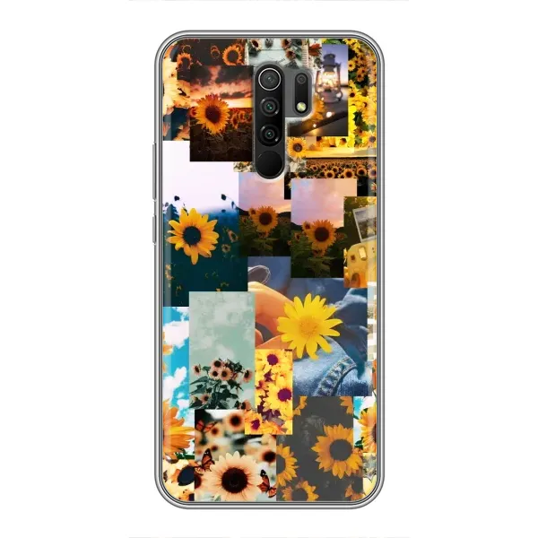 Чехол с рисунком «Подсолнуховый дизайн» для Xiaomi Redmi 9 Чехол с рисунком «Подсолнуховый дизайн» для Xiaomi Redmi 9