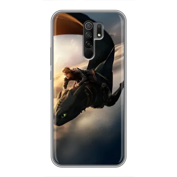 Чехол с рисунком «Полет Беззубика» для Xiaomi Redmi 9 Чехол с рисунком «Полет Беззубика» для Xiaomi Redmi 9