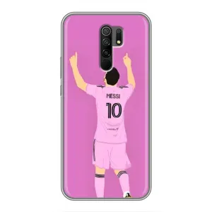 Чохли Лео Мессі в Маямі на Xiaomi Redmi 9 (Святкування Мессі)