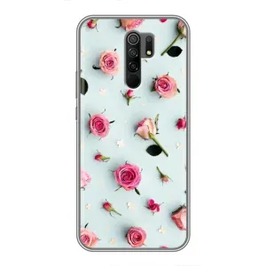 Чехлы с принтом Розочки для Xiaomi Redmi 9 (Разные цветы)