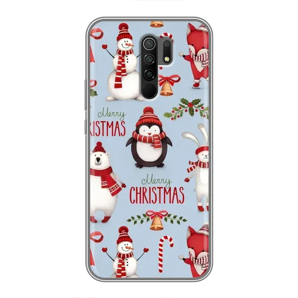 Чехол с рисунком «Рождественский» для Xiaomi Redmi 9 Чехол с рисунком «Рождественский» для Xiaomi Redmi 9