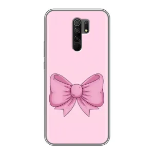 Чохол банти для Xiaomi Redmi 9 (Рожевий бантик)