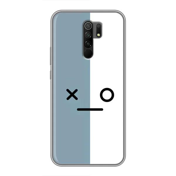 Чехол с рисунком «Серо-белый» для Xiaomi Redmi 9 Чехол с рисунком «Серо-белый» для Xiaomi Redmi 9