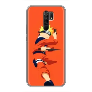 Чехлы с принтом Наруто на Xiaomi Redmi 9 (Силуэт Наруто)