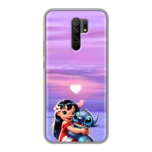 Чехол с рисунком Стич для Xiaomi Redmi 9 (Стич и Лило)