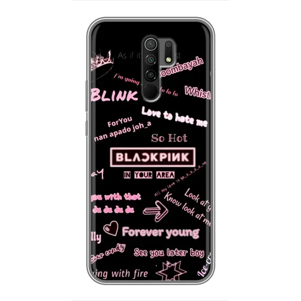 Чехол с рисунком «Стиль блэкпинг» для Xiaomi Redmi 9 Чехол с рисунком «Стиль блэкпинг» для Xiaomi Redmi 9