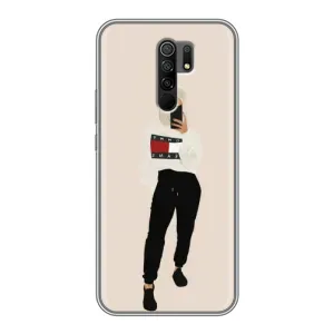 Силіконовый Чохол на Xiaomi Redmi 9 з картинкой Модных девушек (Стильна)