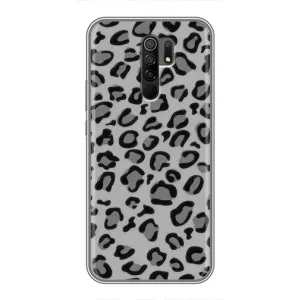 Чохол з леопардовим принтом на Xiaomi Redmi 9 (Темний леопард)