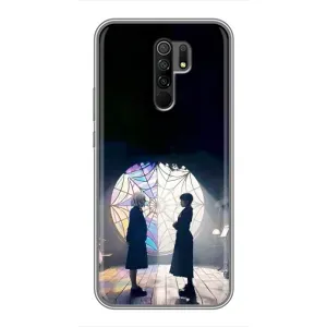 Чехлы с принтом Уэнсдей на Xiaomi Redmi 9 (Уэнсдей и Энди)
