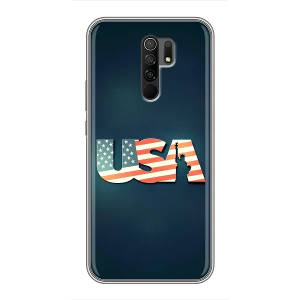 Чехол с рисунком «USA» для Xiaomi Redmi 9 Чехол с рисунком «USA» для Xiaomi Redmi 9