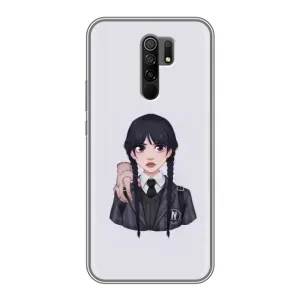 Чехлы с принтом Уэнсдей на Xiaomi Redmi 9 (Вещь Венсдей)
