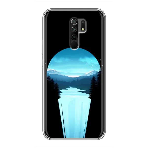 Чехол с рисунком «Синий Водопад» для Xiaomi Redmi 9 Чехол с рисунком «Синий Водопад» для Xiaomi Redmi 9