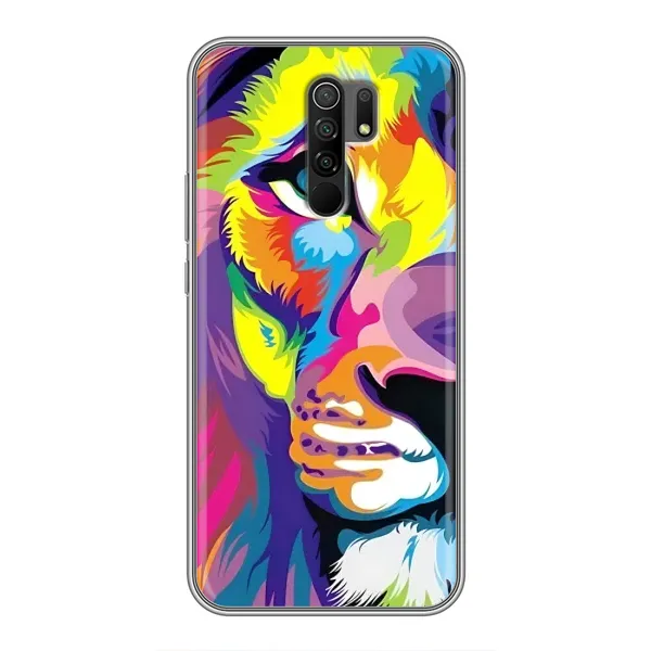 Чехол с рисунком «Яркий Лев» для Xiaomi Redmi 9 Чехол с рисунком «Яркий Лев» для Xiaomi Redmi 9