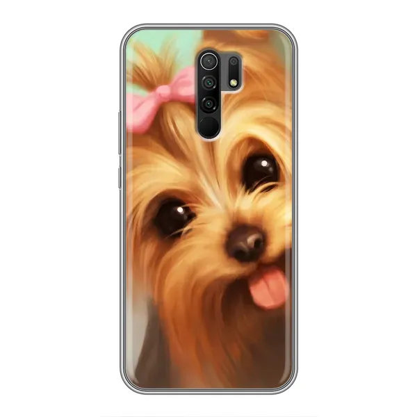 Чехол с рисунком «Йоршенский терьер» для Xiaomi Redmi 9 Чехол с рисунком «Йоршенский терьер» для Xiaomi Redmi 9