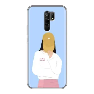 Силіконовый Чохол на Xiaomi Redmi 9 з картинкой Модных девушек (Жовта кепка)