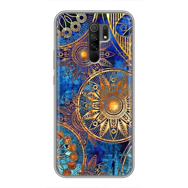 Чехол с рисунком «Золотые узоры» для Xiaomi Redmi 9 Чехол с рисунком «Золотые узоры» для Xiaomi Redmi 9