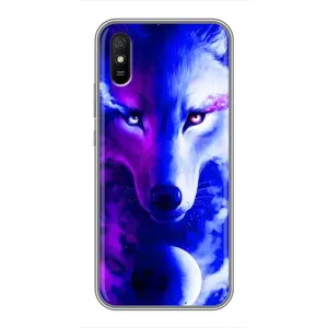 Чехол с Волком на Xiaomi Redmi 9A (Арт-Волк)